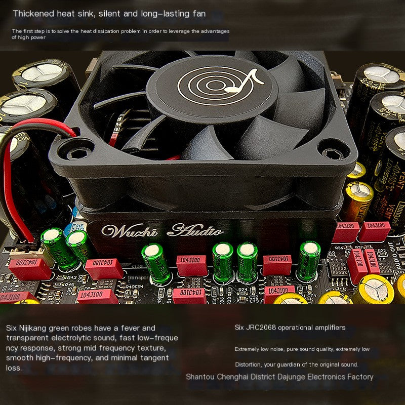 ZK-AS21P Compact Bluetooth Amp 600W - high power audio amplifier